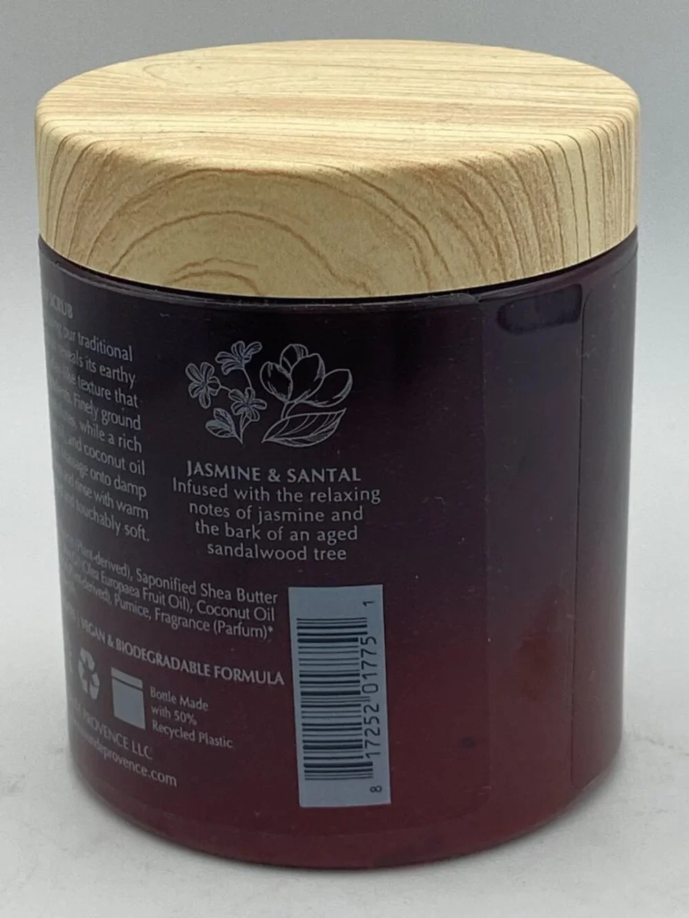 A La Maison De Provence Earth Body Scrub – Jasmine & Santal (7 oz / 198 g)